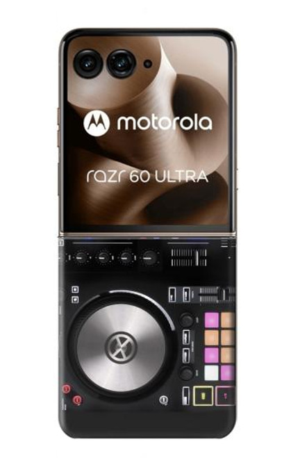 S3931 DJ ミキサー グラフィック ペイント DJ Mixer Graphic Paint Motorola Razr 60 Ultra, Razr Ultra 2025 バックケース、フリップケース・カバー