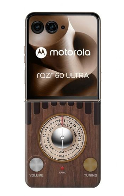 S3935 FM AM ラジオ チューナー グラフィック FM AM Radio Tuner Graphic Motorola Razr 60 Ultra, Razr Ultra 2025 バックケース、フリップケース・カバー