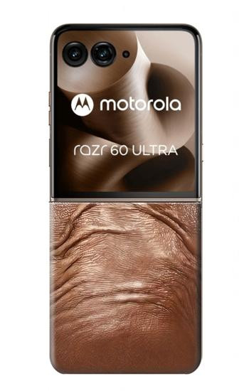 S3940 レザーマッドフェイスグラフィックペイント Leather Mad Face Graphic Paint Motorola Razr 70 Ultra, 60 Ultra, 50 Ultra, Ultra 2026, Ultra 2025 バックケース、フリップケース・カバー