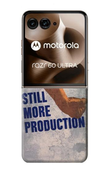 S3963 さらなる生産 ヴィンテージポストカード Still More Production Vintage Postcard Motorola Razr 60 Ultra, Razr Ultra 2025 バックケース、フリップケース・カバー