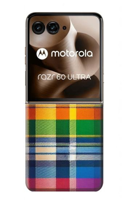 S3983 布の質感 LGBTQ Fabric Texture LGBTQ Motorola Razr 60 Ultra, Razr Ultra 2025 バックケース、フリップケース・カバー