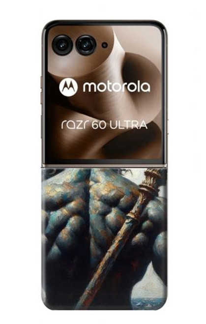 S4010 海の神 ポセイドン トライデント Poseidon Trident God of The Sea Motorola Razr 60 Ultra, Razr Ultra 2025 バックケース、フリップケース・カバー