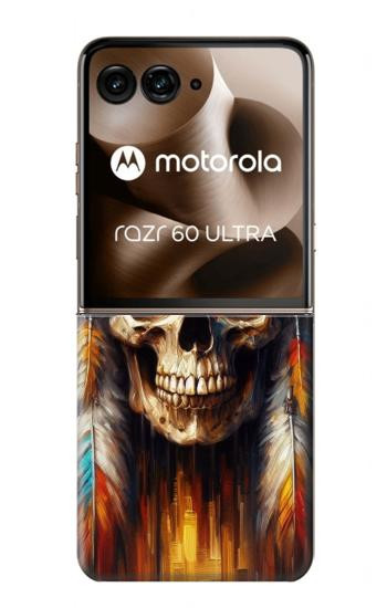 S4016 ネイティブ スカル Native Skull Motorola Razr 70 Ultra, 60 Ultra, 50 Ultra, Ultra 2026, Ultra 2025 バックケース、フリップケース・カバー