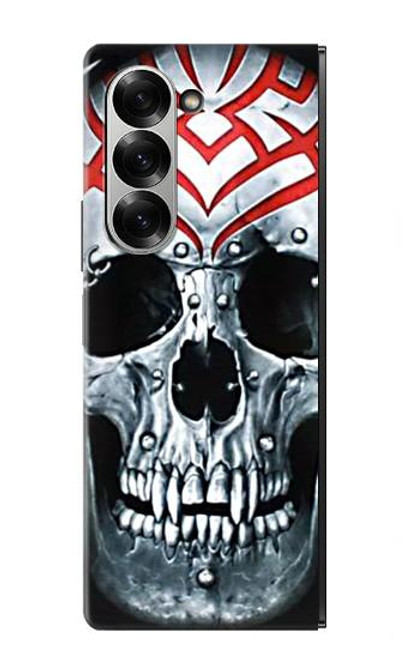 S0223 吸血鬼 スカル タトゥー Vampire Skull Tattoo Samsung Galaxy Z Fold 7 バックケース、フリップケース・カバー