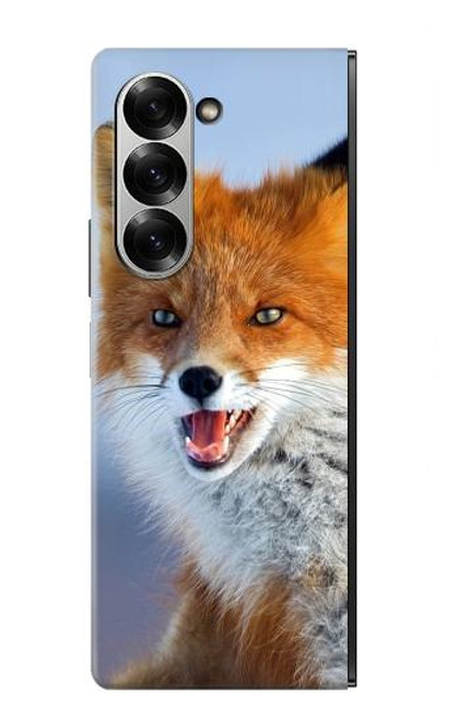 S0417 狐 Fox Samsung Galaxy Z Fold 7 バックケース、フリップケース・カバー