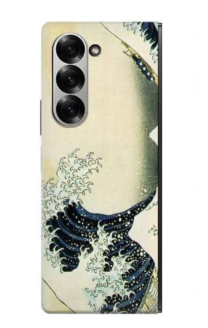 S1040 北斎 神奈川沖浪裏 Katsushika Hokusai The Great Wave of Kanagawa Samsung Galaxy Z Fold 7 バックケース、フリップケース・カバー