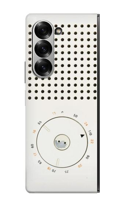 S1857 レトロなトランジスタラジオ Retro Transistor Radio Samsung Galaxy Z Fold 7 バックケース、フリップケース・カバー
