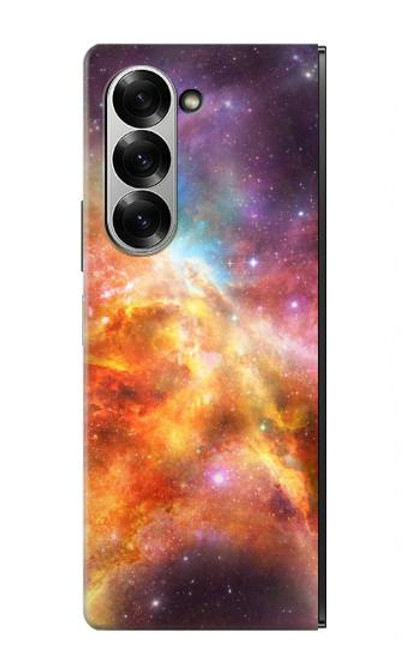 S1963 星雲スペース Nebula Rainbow Space Samsung Galaxy Z Fold 7 バックケース、フリップケース・カバー