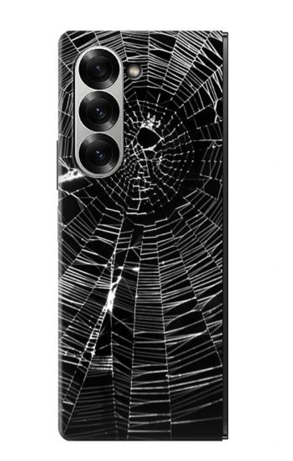 S2224 クモの巣 Spider Web Samsung Galaxy Z Fold 7 バックケース、フリップケース・カバー