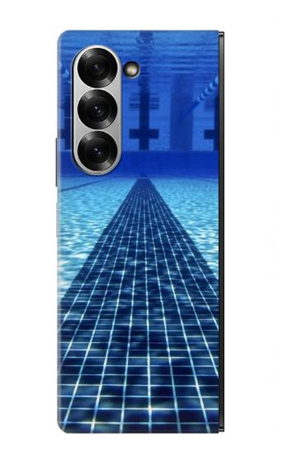 S2429 スイミングプール Swimming Pool Samsung Galaxy Z Fold 7 バックケース、フリップケース・カバー