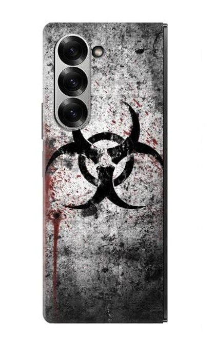 S2440 バイオハザード Biohazards Biological Hazard Samsung Galaxy Z Fold 7 バックケース、フリップケース・カバー
