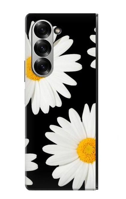 S2477 デイジーの花 Daisy flower Samsung Galaxy Z Fold 7 バックケース、フリップケース・カバー