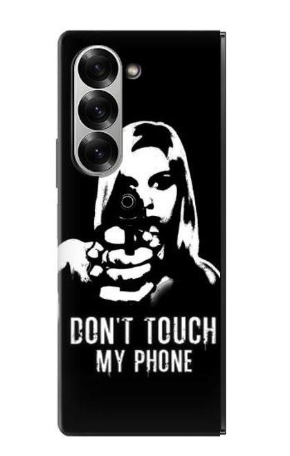 S2518 私の携帯電話を触るな Do Not Touch My Phone Samsung Galaxy Z Fold 7 バックケース、フリップケース・カバー