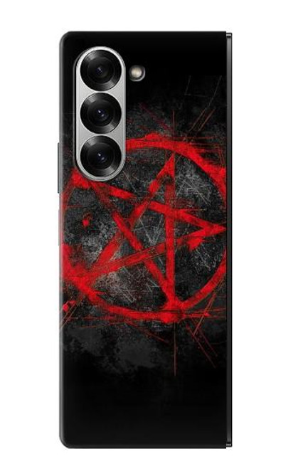 S2557 五芒星 Pentagram Samsung Galaxy Z Fold 7 バックケース、フリップケース・カバー