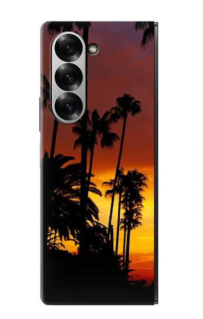 S2563 カリフォルニア サンライズ California Sunrise Samsung Galaxy Z Fold 7 バックケース、フリップケース・カバー