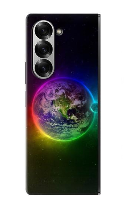 S2570 カラフルな惑星 Colorful Planet Samsung Galaxy Z Fold 7 バックケース、フリップケース・カバー