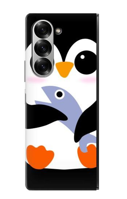 S2631 可愛い赤ちゃんペンギン Cute Baby Penguin Samsung Galaxy Z Fold 7 バックケース、フリップケース・カバー