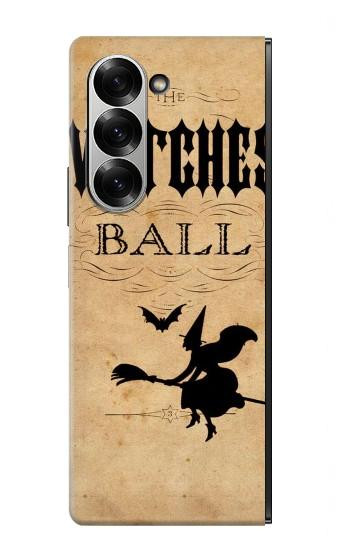 S2648 ヴィンテージハロウィン魔女ボール Vintage Halloween The Witches Ball Samsung Galaxy Z Fold 7 バックケース、フリップケース・カバー