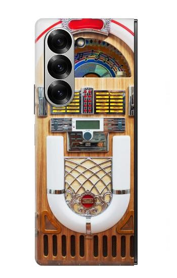 S2853 ジュークボックス - 自動レトロな音楽再生デバイス  Jukebox Music Playing Device Samsung Galaxy Z Fold 7 バックケース、フリップケース・カバー