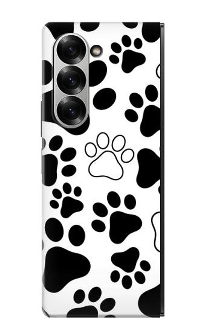 S2904 犬ポウ Dog Paw Prints Samsung Galaxy Z Fold 7 バックケース、フリップケース・カバー