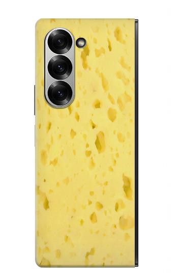 S2913 チーズ Cheese Texture Samsung Galaxy Z Fold 7 バックケース、フリップケース・カバー