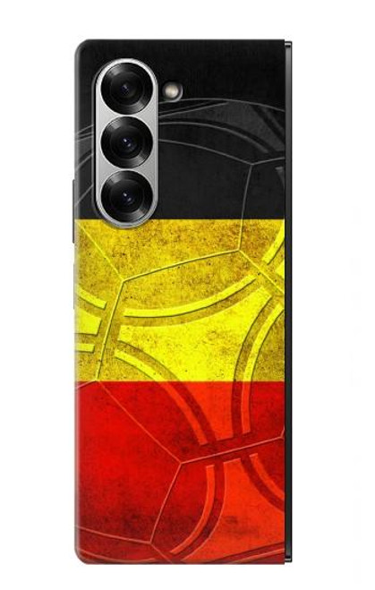 S2965 ベルギーサッカー Belgium Football Soccer Flag Samsung Galaxy Z Fold 7 バックケース、フリップケース・カバー