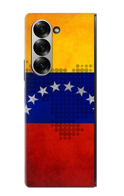 S2974 ベネズエラサッカー Venezuela Football Soccer Map Flag Samsung Galaxy Z Fold 7 バックケース、フリップケース・カバー