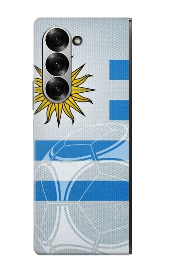 S2995 ウルグアイサッカー Uruguay Football Soccer Flag Samsung Galaxy Z Fold 7 バックケース、フリップケース・カバー
