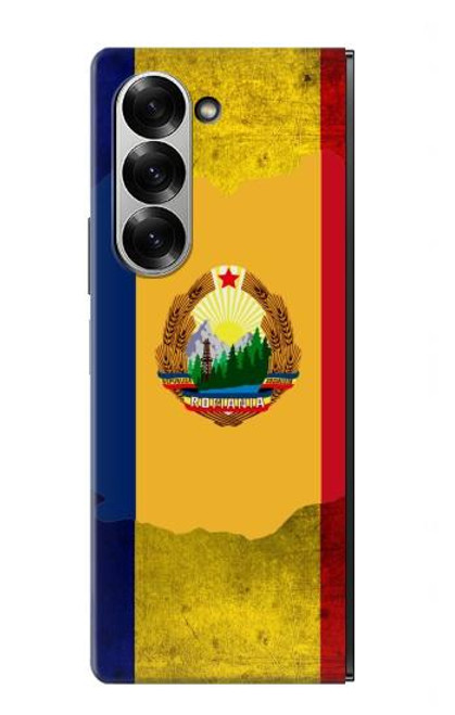 S3021 ルーマニアの旗 Romania Flag Samsung Galaxy Z Fold 7 バックケース、フリップケース・カバー