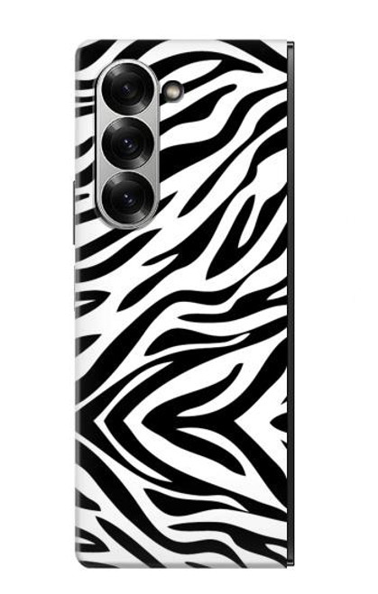 S3056 シマウマスキングラフィックプリント Zebra Skin Texture Graphic Printed Samsung Galaxy Z Fold 7 バックケース、フリップケース・カバー