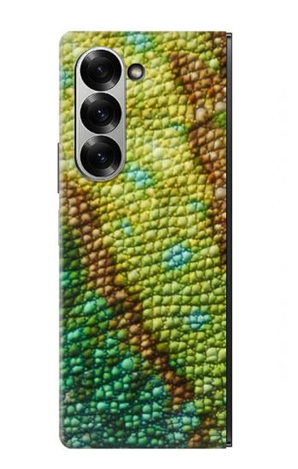 S3057 トカゲのスキングラフィックプリント Lizard Skin Graphic Printed Samsung Galaxy Z Fold 7 バックケース、フリップケース・カバー