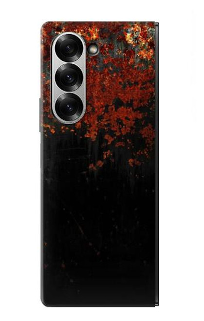 S3071 錆びたテクスチャグラフィック Rusted Metal Texture Graphic Samsung Galaxy Z Fold 7 バックケース、フリップケース・カバー