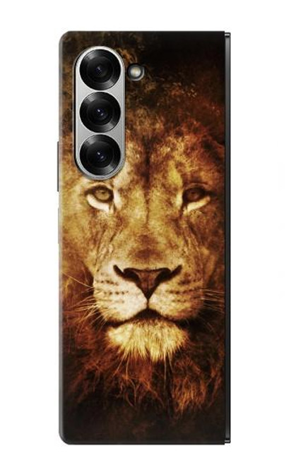S3182 ライオン Lion Samsung Galaxy Z Fold 7 バックケース、フリップケース・カバー