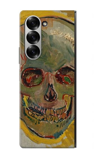 S3359 ヴィンセント・ヴァン・ゴッホ スカル Vincent Van Gogh Skull Samsung Galaxy Z Fold 7 バックケース、フリップケース・カバー