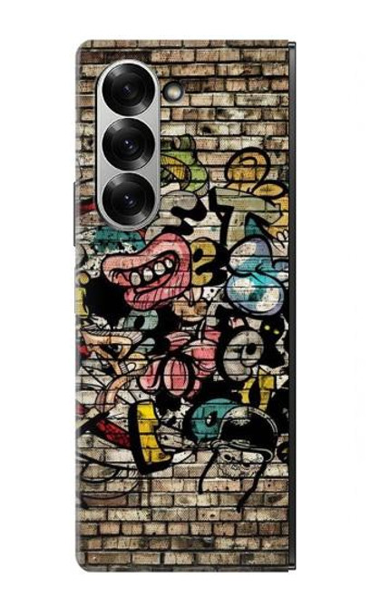 S3394 落書き Graffiti Wall Samsung Galaxy Z Fold 7 バックケース、フリップケース・カバー