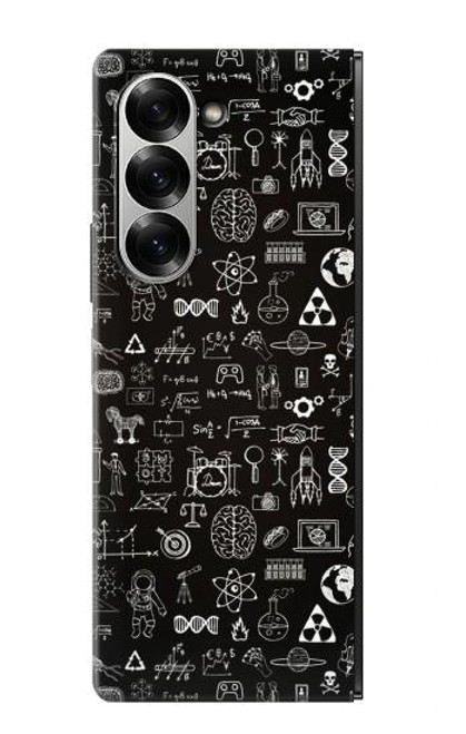 S3426 科学黒板 Blackboard Science Samsung Galaxy Z Fold 7 バックケース、フリップケース・カバー