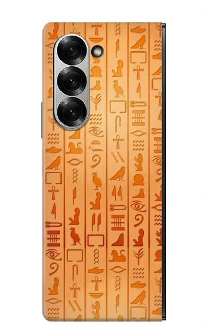 S3440 エジプトの象形文字 Egyptian Hieroglyphs Samsung Galaxy Z Fold 7 バックケース、フリップケース・カバー