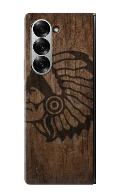 S3443 インディアンヘッド Indian Head Samsung Galaxy Z Fold 7 バックケース、フリップケース・カバー