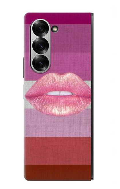 S3473 LGBTレズビアン旗 LGBT Lesbian Flag Samsung Galaxy Z Fold 7 バックケース、フリップケース・カバー
