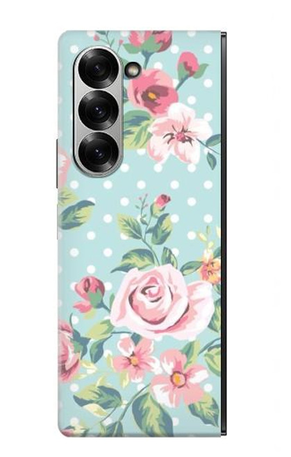 S3494 ヴィンテージローズポルカドット Vintage Rose Polka Dot Samsung Galaxy Z Fold 7 バックケース、フリップケース・カバー