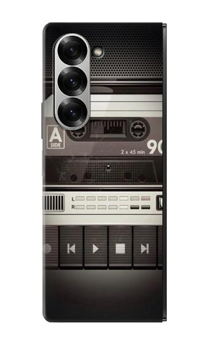 S3501 ビンテージカセットプレーヤー Vintage Cassette Player Samsung Galaxy Z Fold 7 バックケース、フリップケース・カバー