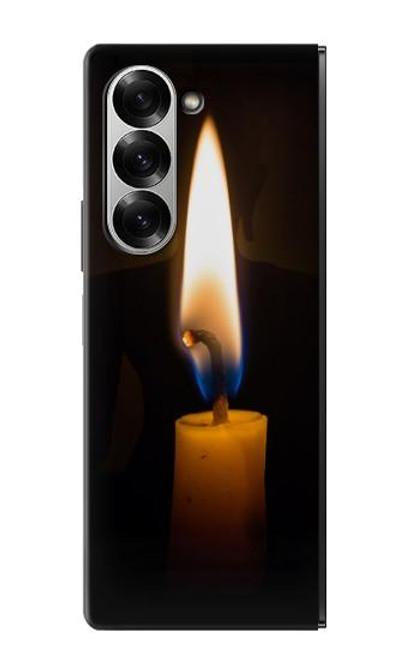 S3530 仏 Buddha Candle Burning Samsung Galaxy Z Fold 7 バックケース、フリップケース・カバー