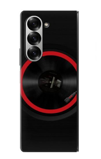 S3531 スピニングレコードプレーヤー Spinning Record Player Samsung Galaxy Z Fold 7 バックケース、フリップケース・カバー