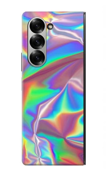 S3597 ホログラフィック写真印刷 Holographic Photo Printed Samsung Galaxy Z Fold 7 バックケース、フリップケース・カバー