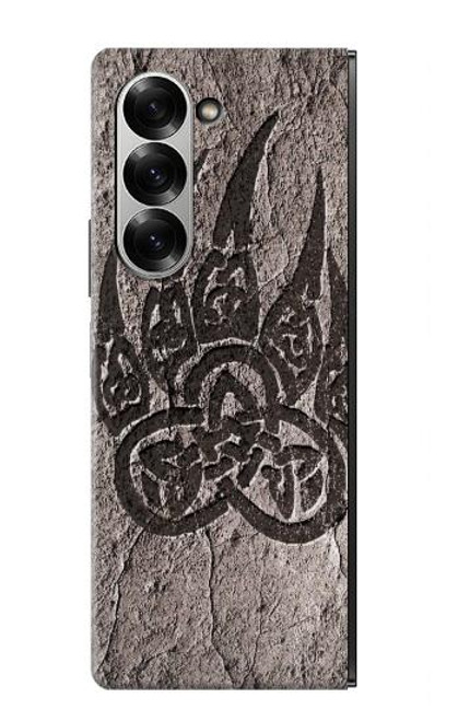 S3832 バイキングノースベアポーバーサーカーズロック Viking Norse Bear Paw Berserkers Rock Samsung Galaxy Z Fold 7 バックケース、フリップケース・カバー