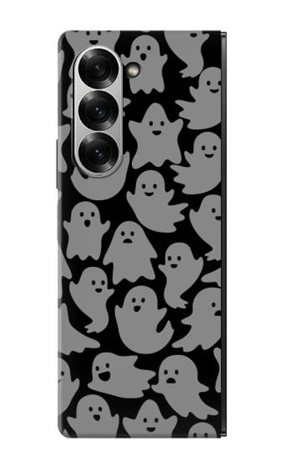 S3835 かわいいゴーストパターン Cute Ghost Pattern Samsung Galaxy Z Fold 7 バックケース、フリップケース・カバー
