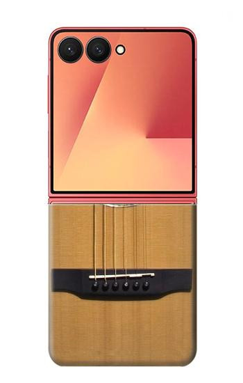 S0057 アコースティックギター Acoustic Guitar Samsung Galaxy Z Flip 7 バックケース、フリップケース・カバー