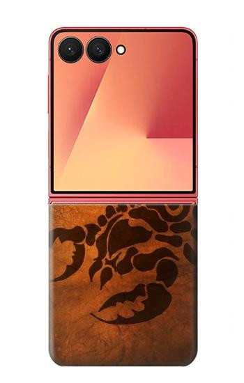 S0683 蠍のタトゥー Scorpion Tattoo Samsung Galaxy Z Flip 7 バックケース、フリップケース・カバー