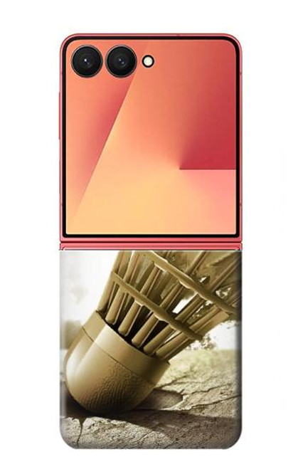S0979 バドミントン スポーツ 美術 Badminton Sport Art Samsung Galaxy Z Flip 7 バックケース、フリップケース・カバー