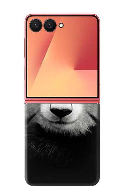 S1072 パンダ Panda Bear Samsung Galaxy Z Flip 7 バックケース、フリップケース・カバー